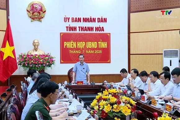 Phiên họp Ủy ban Nhân dân tỉnh tháng 7