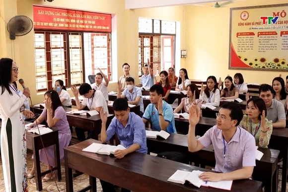 Quyết tâm xây dựng Trường Chính trị tỉnh Thanh Hoá trở thành trường kiểu mẫu