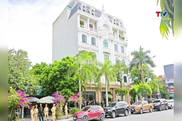 Công an tỉnh Thanh Hóa khám xét nơi ở của Bùi Quốc Ý