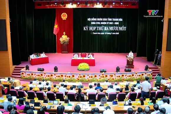 Hội đồng nhân dân tỉnh khoá XVIII khai mạc Kỳ họp thứ 31