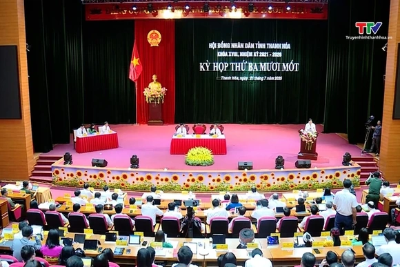 HĐND tỉnh Thanh Hoá khoá XVIII khai mạc Kỳ họp thứ 31