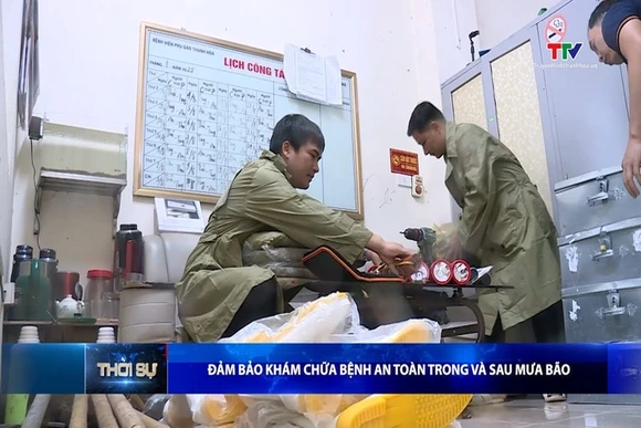 Đảm bảo khám chữa bệnh an toàn trong và sau mưa bão