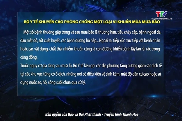 Bộ Y tế khuyến cáo phòng chống một loại vi khuẩn mùa mưa bão