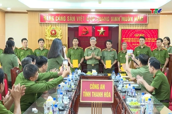 Công an tỉnh Thanh Hóa gặp mặt, tri ân thương binh, thân nhân liệt sĩ