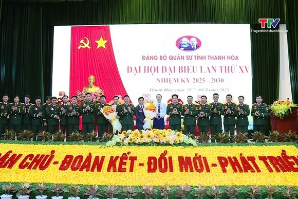 Đại hội đại biểu Đảng bộ Quân sự tỉnh Thanh Hóa lần thứ XV thành công tốt đẹp