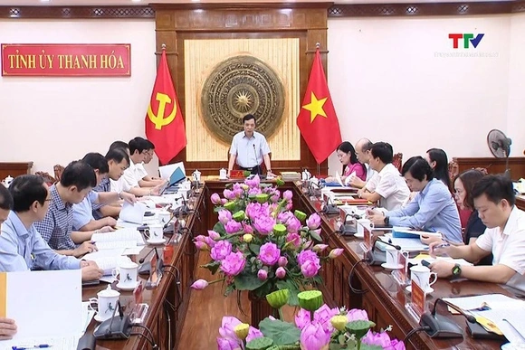 Cho ý kiến về công tác chuẩn bị Đại hội Đảng bộ nhiệm kỳ 2025 - 2030