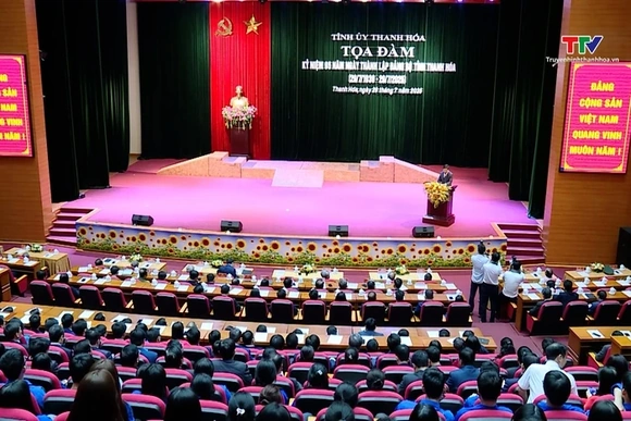 Phát huy truyền thống 95 năm vẻ vang của Đảng bộ tỉnh, đưa Thanh Hóa vững bước cùng cả nước tiến vào