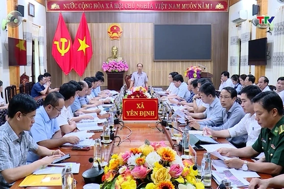 Phó Chủ tịch Thường trực HĐND tỉnh cho ý kiến về công tác chuẩn bị đại hội đảng bộ cấp xã