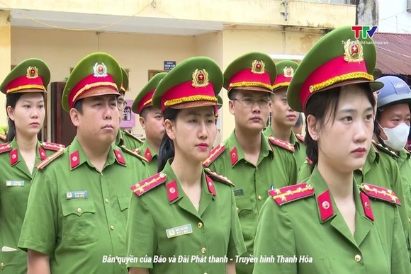 Công an phường Sầm Sơn ra quân cao điểm tấn công, trấn áp tội phạm