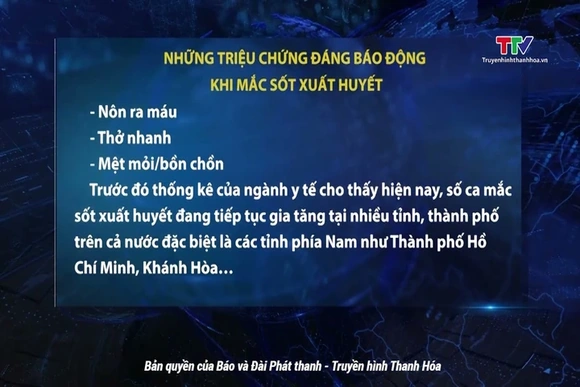 Những triệu chứng đáng báo động khi mắc sốt xuất huyết
