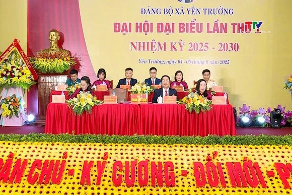 Đại hội Đảng bộ xã Yên Trường lần thứ nhất nhiệm kỳ 2025 - 2030