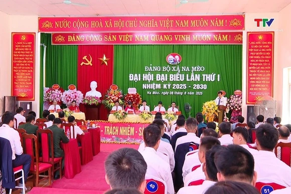 Đại hội Đảng bộ xã Na Mèo lần thứ I, nhiệm kỳ 2025-2030