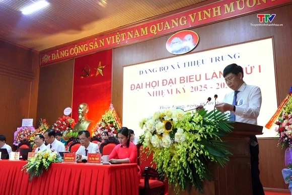 Đảng bộ xã Thiệu Trung lần thứ I, nhiệm kỳ 2025 - 2030