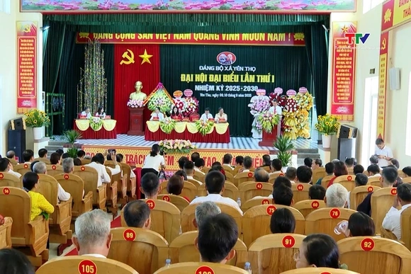 Đại hội đại biểu Đảng bộ xã Yên Thọ lần thứ I, nhiệm kỳ 2025 – 2030