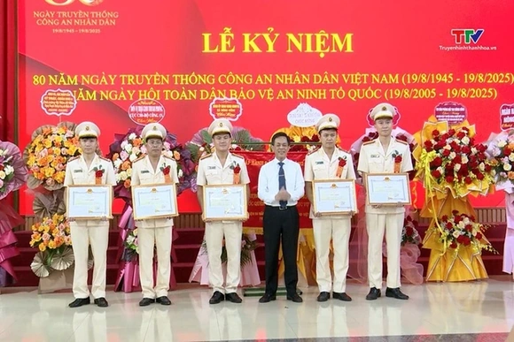 Xã Nông Cống kỷ niệm 80 năm ngày truyền thống Công an Nhân dân