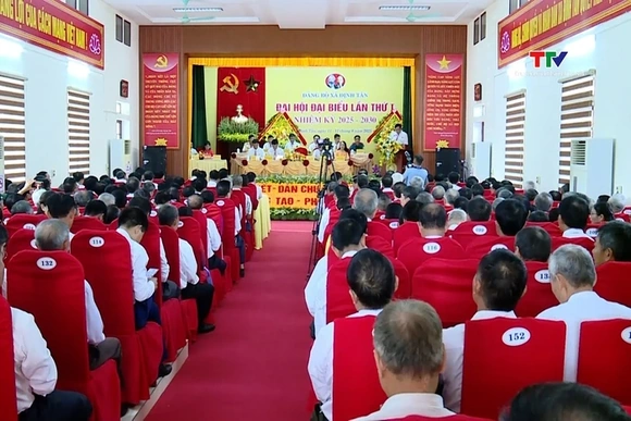 Đại hội Đảng bộ xã Định Tân lần thứ I, nhiệm kỳ 2025 - 2030