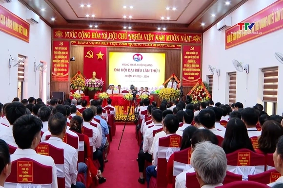 Đại hội đại biểu Đảng bộ xã Thiệu Quang lần thứ I, nhiệm kỳ 2025 – 2030