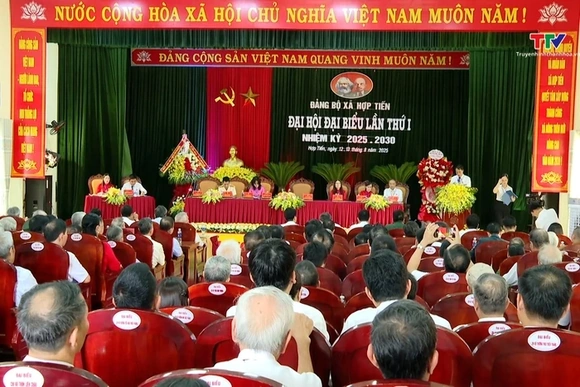 Đại hội đại biểu Đảng bộ xã Hợp Tiến lần thứ I, nhiệm kỳ 2025 - 2030