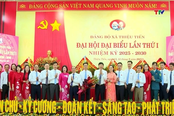 Đại hội Đại biểu Đảng bộ xã Thiệu Tiến lần thứ Nhất 
nhiệm kỳ 2025 - 2030