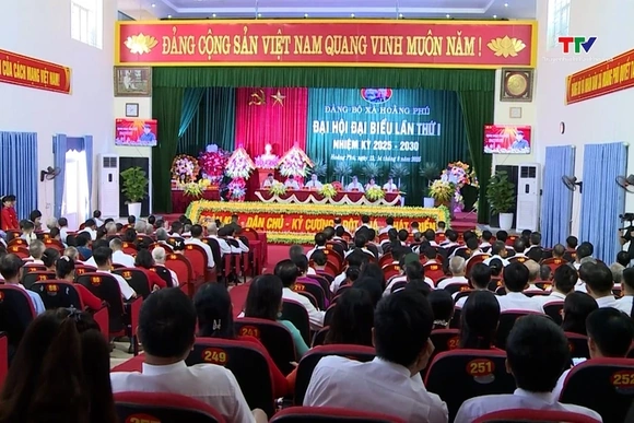 Đại hội đại biểu Đảng bộ xã Hoằng Phú lần thứ I nhiệm kỳ 2025 - 2030