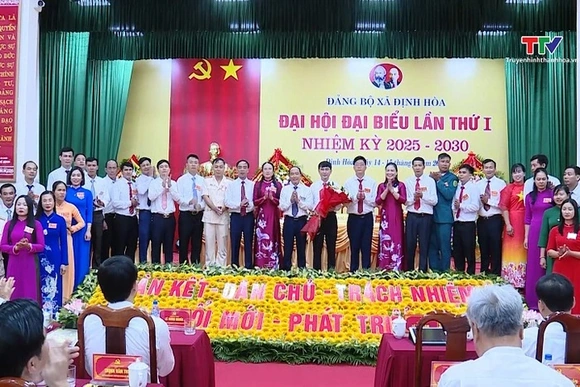 Đại hội đại biểu Đảng bộ xã Định Hòa lần thứ I nhiệm kỳ 2025-2030