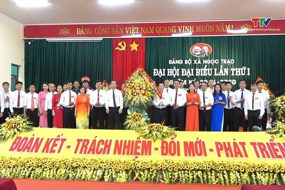Đại hội đại biểu Đảng bộ xã Ngọc Trạo lần thứ I, nhiệm kỳ 2025-2030
