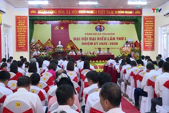 Đại hội đại biểu Đảng bộ xã Yên Nhân lần thứ I nhiệm kỳ 2025-2030