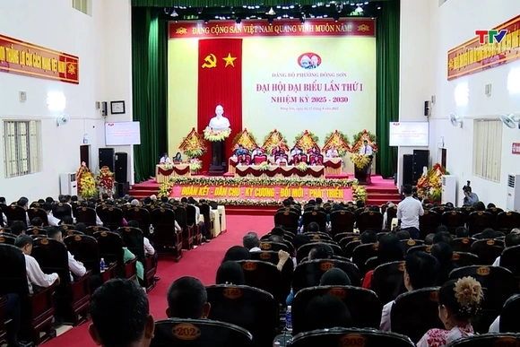 Đại hội đại biểu Đảng bộ phường Đông Sơn lần thứ nhất
nhiệm kỳ 2025 – 2030