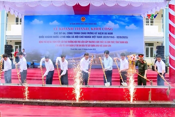 Khởi công xây dựng trường nội trú liên cấp tại xã Sơn Thuỷ
