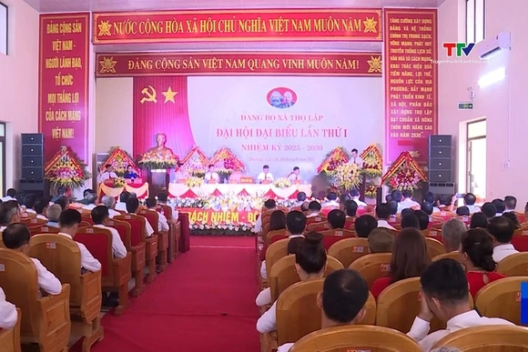 Nhiều địa phương trên địa bàn tỉnh tổ chức Đại hội đại biểu lần thứ I, nhiệm kỳ 2025 – 2030