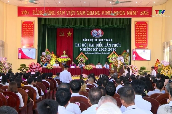 Đại hội Đảng bộ xã Nga Thắng lần thứ I, nhiệm kỳ 2025 - 2030
