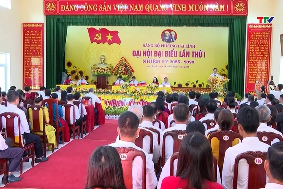 Đại hội Đại biểu Đảng bộ phường Hải Lĩnh Lần thứ nhất
nhiệm kỳ 2025- 2030