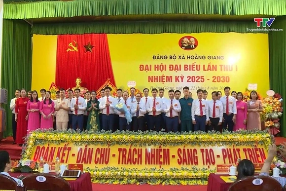 Đại hội đại biểu Đảng bộ xã Hoằng Giang, nhiệm kỳ 2025-2030