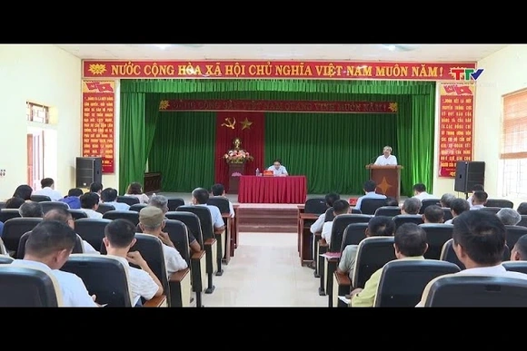Xã Tân Ninh triển khai Nghị quyết đổi tên thôn, tổ dân phố và đợt cao điểm cấp giấy chứng nhận quyền