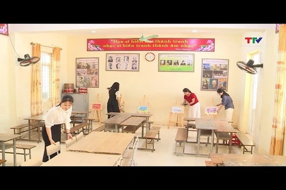 Chuẩn bị các điều kiện dạy học 2 buổi/ngày