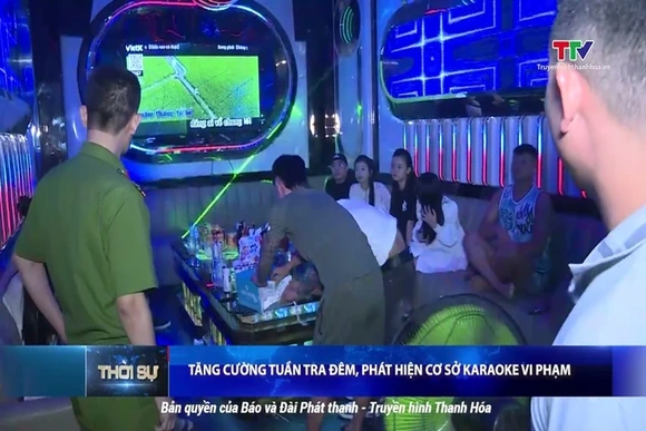 Tăng cường tuần tra đêm, phát hiện cơ sở karaoke vi phạm