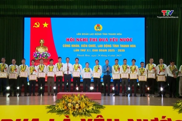 Hội nghị thi đua yêu nước công nhân, viên chức, lao động tỉnh Thanh Hóa lần thứ XI, giai đoạn 2025 -