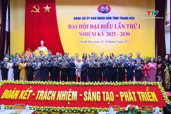 Đại hội đại biểu Đảng bộ UBND tỉnh Thanh Hóa lần thứ Nhất, nhiệm kỳ 2025-2030