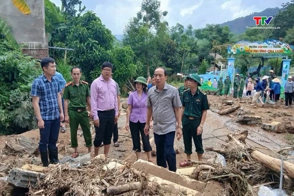 Nhanh chóng  khắc phục thiệt hại sau bão số 5 trên địa bàn xã Tam Thanh