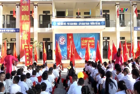 Xã Kim Tân sôi nổi bước vào khai giảng năm học mới