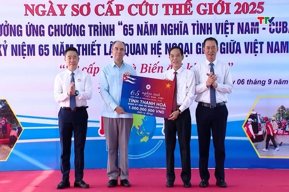 Kỷ niệm ngày Sơ cấp cứu thế giới năm 2025 và hưởng ứng Chương trình “65 năm Nghĩa tình Việt Nam - Cu