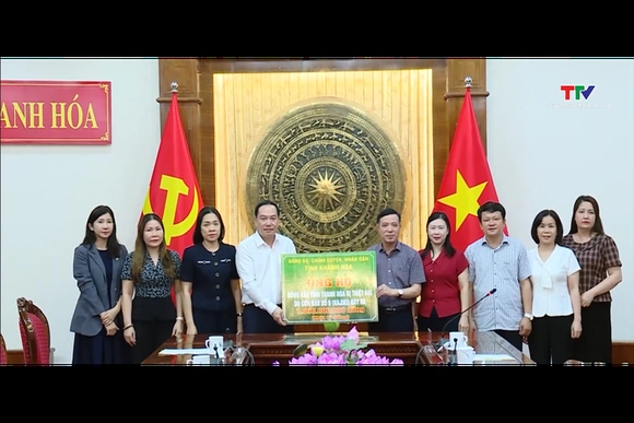 Tỉnh Khánh Hòa ủng hộ đồng bào Thanh Hóa khắc phục hậu quả lũ lụt