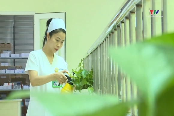 Bệnh viện đa khoa Hà Trung - Cơ sở y tế xanh - sạch - đẹp