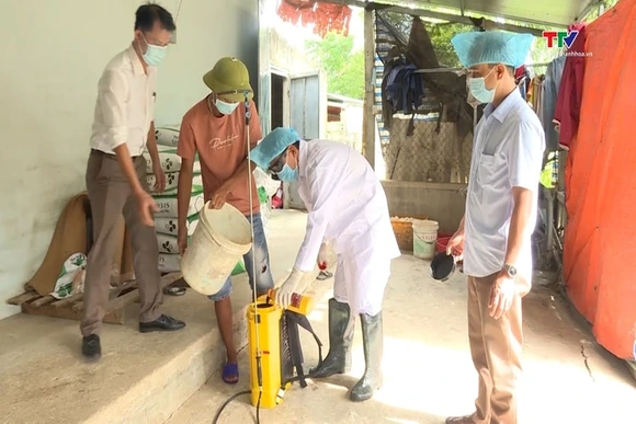Vệ sinh, khử trùng tiêu độc, phòng chống dịch bệnh đàn gia súc gia cầm