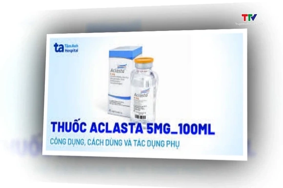 Khuyến cáo không kinh doanh, sử dụng thuốc Aclasta có dấu hiệu giả mạo