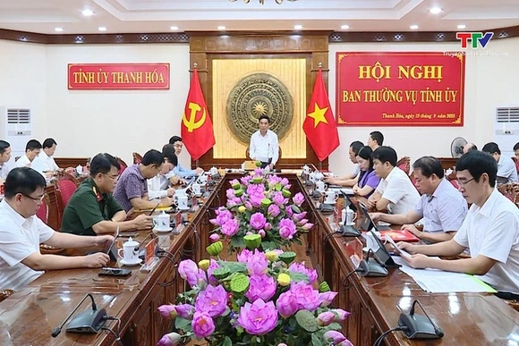 Hội nghị Ban Thường vụ Tỉnh ủy tháng 9/2025