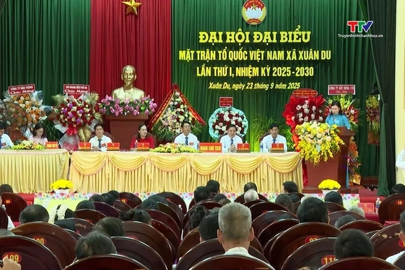 Đại hội đại biểu Mặt trận Tổ quốc xã Xuân Du lần thứ I, nhiệm kỳ 2025 - 2030