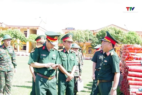Bộ Chỉ huy quân sự tỉnh Thanh Hóa chủ động ứng phó với bão số 9