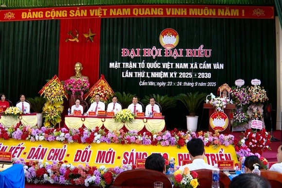 Đại hội đại biểu MTTQ xã Cẩm Vân lần thứ I nhiệm kỳ 2025-2030