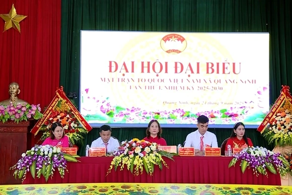 Đại hội đại biểu MTTQ xã Quảng Ninh lần thứ I nhiệm kỳ 2025-2030